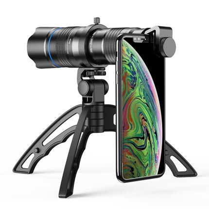 APEXEL APL-20-40XJJ04 20-40X HD Externes Zoom-Teleskop mit doppelter Einstellung Universelles Teleobjektiv für Telefone, 20-40X