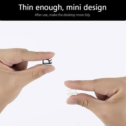 HG2392 Clip de fijación para organizador de cables de datos de escritorio, 100 piezas, tipo goma: verde y blanco, 100 piezas