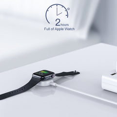 WIWU M9 3.5W Type-C Ports Magnetic Wireless Charger For Apple Watch Series 6 & 5 & 4 & 3 & 2 & 1, M9