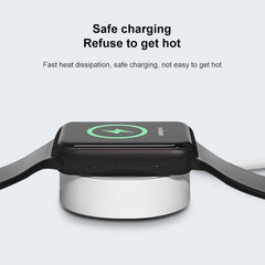WIWU M9 3.5W Type-C Ports Magnetic Wireless Charger For Apple Watch Series 6 & 5 & 4 & 3 & 2 & 1, M9