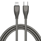 USB-C / Type-C to 8 Pin / Gun Metal