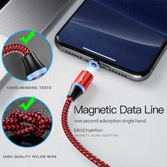 CaseMe Series 2 USB to 8 Pin Magnetic Charging Cable, Length: 1m