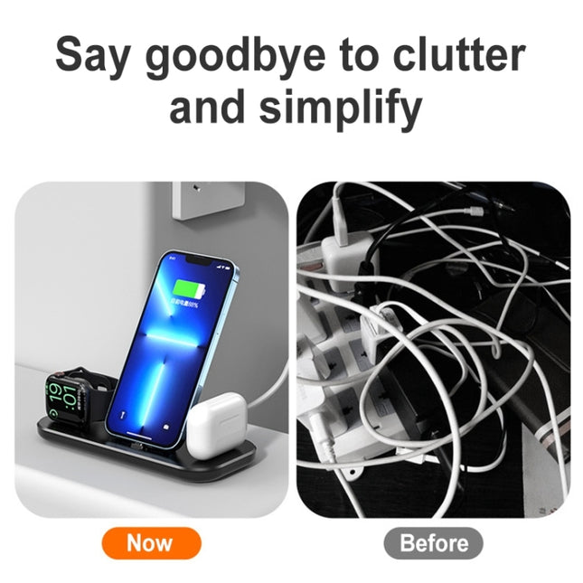 A32 3-in-1-Schnellladegerät für iPhone, iWatch, AirPods, A32