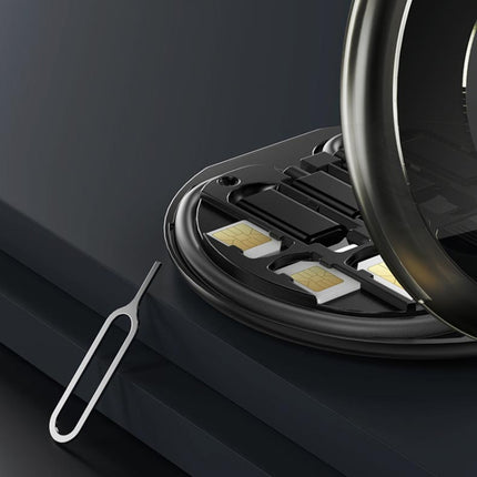 YESIDO CA118 Caja de almacenamiento de cable de datos de carga multifuncional 6 en 1, CA118, color negro