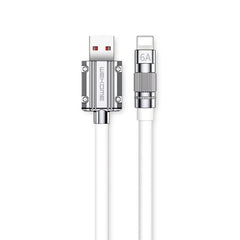 WK WDC-186 Qjie Series 6A USB to 8 Pin Ultra-fast Charging Data Cable, Length: 1m, USB to 8 Pin