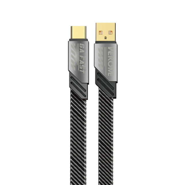 WK WDC-190a Mech Series 6A USB to USB-C/Type-C Fast Charge Data Cable, Length: 1m, USB to USB-C/Type-C