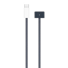 USB-C / Type-C to Magsafe 3 Braided Fast Charging Data Cable, Length: 2m, Blue, White