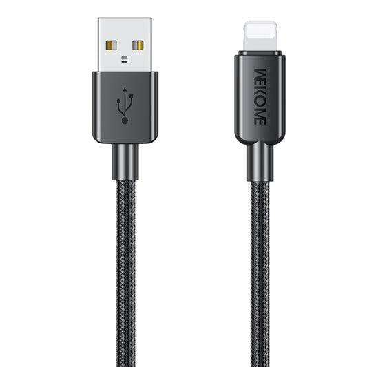 WEKOME WDC-03 Tidal Energy Series 2.4A USB to 8 Pin Braided Data Cable, Length: 1m, USB to 8 Pin