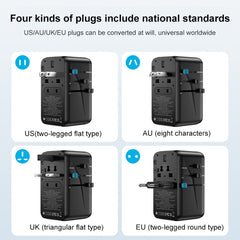 MOMAX UA10D 1-World GaN PD 100W Fast Charger Power Adapter, UA10D