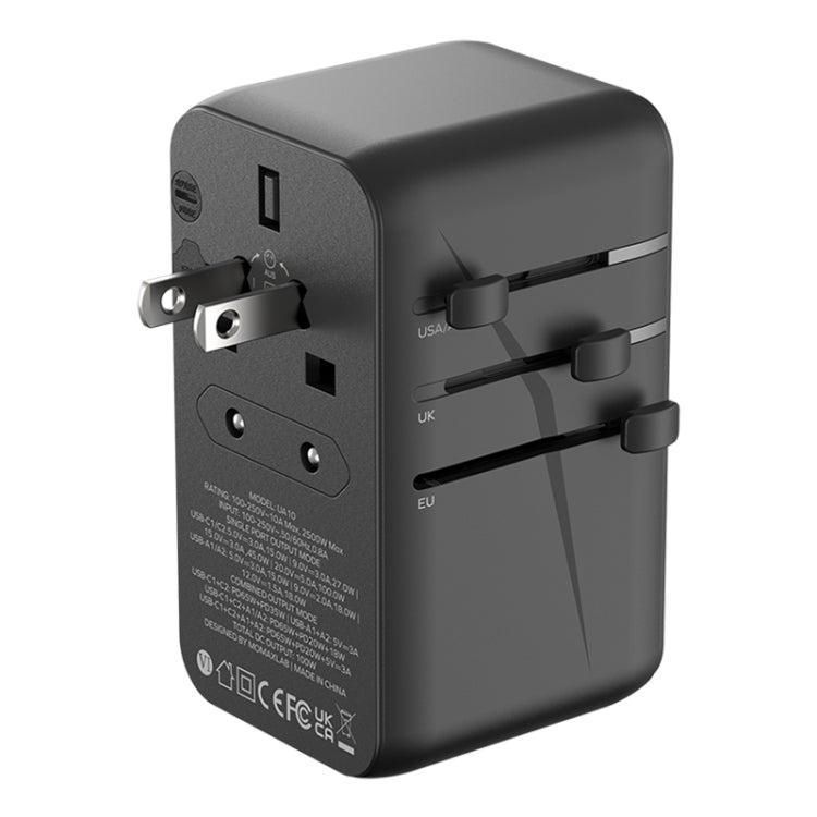 MOMAX UA10D 1-World GaN PD 100W Fast Charger Power Adapter, UA10D