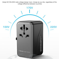 MOMAX UA10D 1-World GaN PD 100W Fast Charger Power Adapter, UA10D