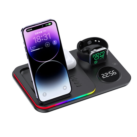 30W 4 in 1 Multifunctional Wireless Charger, 4 in 1