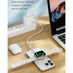 ROCK W51 15W Magnetic Ring Holder 3 in 1 Wireless Charger, W51