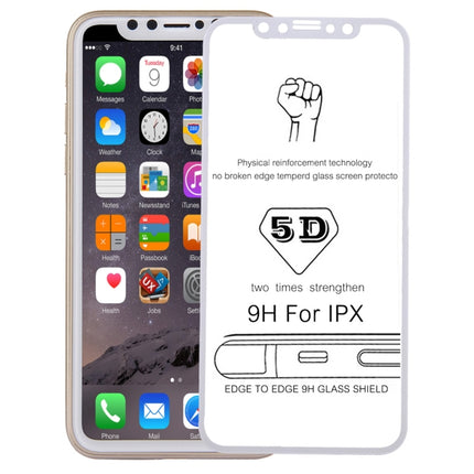 For iPhone X   0.3mm 9H Surface Hardness 4D Curved Full Screen Tempered Glass Screen Protector, iPhone X, For X, For iPhone  X (1 PC)
