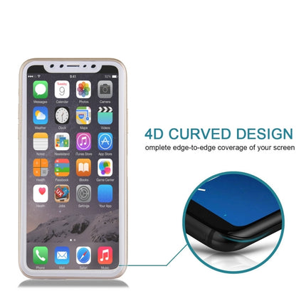 For iPhone X   0.3mm 9H Surface Hardness 4D Curved Full Screen Tempered Glass Screen Protector, iPhone X, For X, For iPhone  X (1 PC)