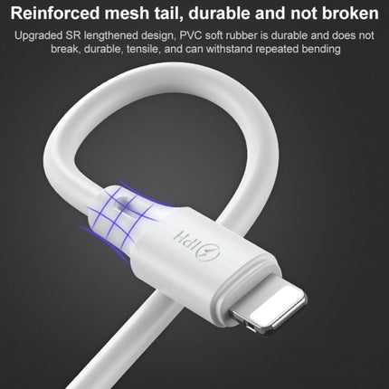 WK WDC-103 3A 3 In 1 8 Pin + Micro USB + Type-C / USB-C Fullspeed Pro Charging Data Cable, Length: 1.15m