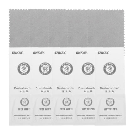 For iPhone X 5pcs ENKAY Hat-Prince 0.26mm 9H Surface Hardness 2.5D Explosion-proof Full Screen Tempered Glass Screen Film, For X 2.5D (5 PCS), For X 2.5D