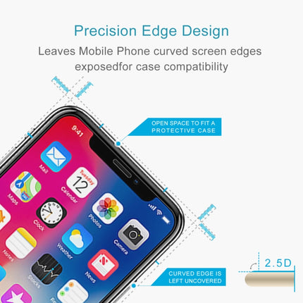 For iPhone 11 Pro / XS / X Surface Hardness Explosion-proof Non-full Screen Tempered Glass Screen Film, For iPhone 11 Pro / XS / X(1 PC)