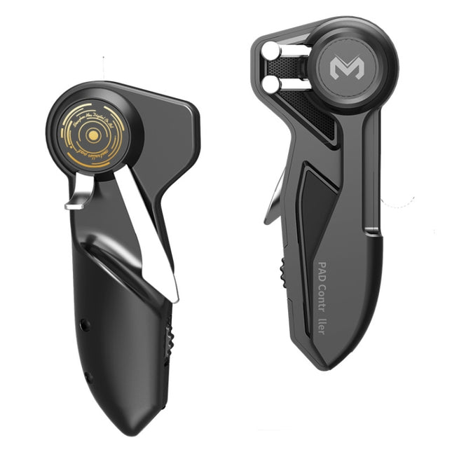 Controlador de juego de disparos de imitación MeMo AKpad6K con disparador de seis dedos para tableta, un par, con conexión para seis dedos