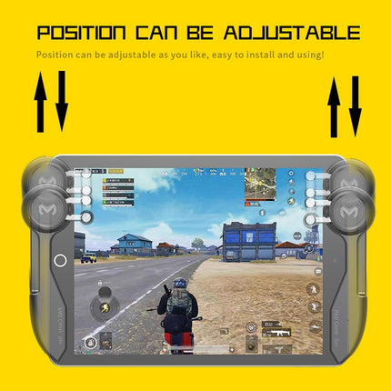 MeMo AKpad6K Snap-on Sechs-Finger-Verbindungsauslöser-Imitations-Schießspiel-Controller für Tablet-PC, ein Paar, Sechs-Finger-Verbindung