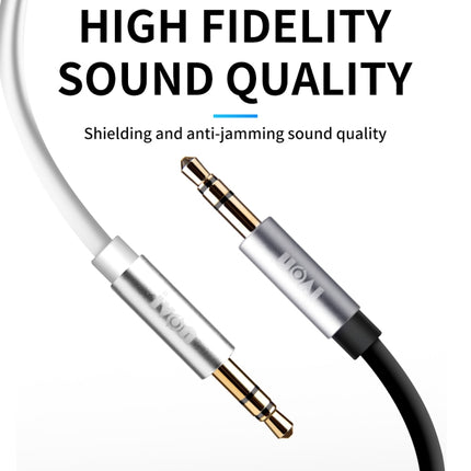 IVON CA55 3.5mm Male to Male AUX Audio Cable, Cable Length: 1m