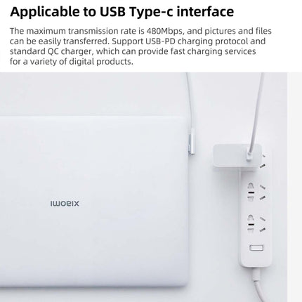 Original Xiaomi 6A USB to USB-C / Type-C 90 Degree Elbow Fast Charging Data Cable, Length: 1.5m, 6A, Length: 1.5m