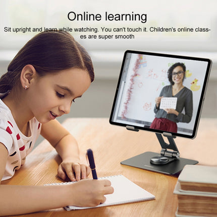 Soporte para tableta plegable giratorio de aleación de aluminio MOMAX KH8