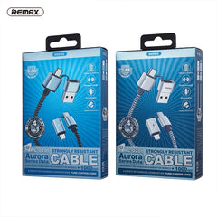 REMAX RC-020t 2.4A Aurora Series 4 in 1 8 Pin + USB +2 x Type-C Data Snyc Charging Cable, Cable Length: 1m