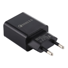 LZ-706 QC3.0 Single USB Port Travel Charger, EU Plug