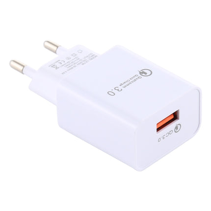 LZ-706 QC3.0 Reiseladegerät mit einem USB-Anschluss, EU-Stecker
