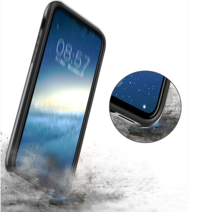 Funda protectora trasera a prueba de caídas de TPU + PC con ranura para tarjetas para iPhone X/XS