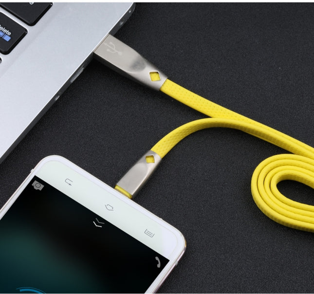 AWEI CL-96 USB to Micro USB Portable TPE + Aluminum Alloy Data Cable, 2A, Length: 1m