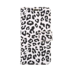 Für iPhone X Leopardenmuster PU + PC Horizontal Flip Lederschutzhülle mit Halter und Kartenfächern, Für X