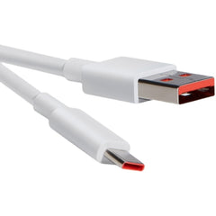 Original Xiaomi 6A USB to USB-C / Type-C Fast Charging Data Cable, Length: 1m, 6A, Length: 1m