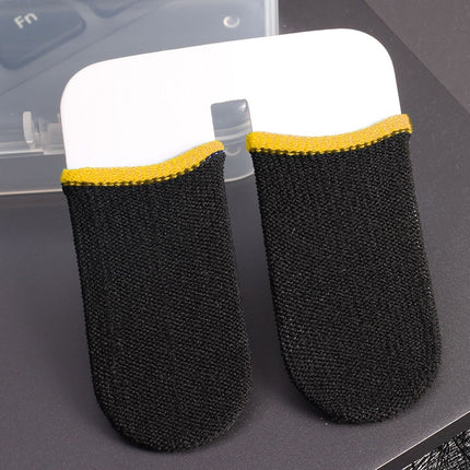 Silver Fiber Touchscreen Anti-slip Anti-sweat Gaming Finger Cover for Thumb / Index Finger
