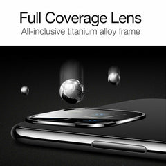 For iPhone 11 Titanium Alloy Camera Lens Protector Tempered Glass Film, For iPhone 11