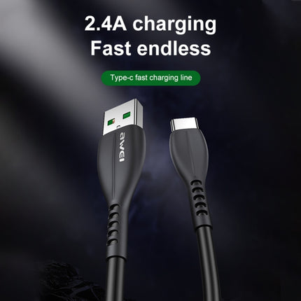 awei CL-115T 1m 2.4A USB to Type-C / USB-C Charging Cable