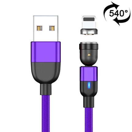 2 m 3 A Ausgang USB auf 8 Pin 540 Grad drehbares magnetisches Datensynchronisations-Ladekabel, 2 m 8 Pin