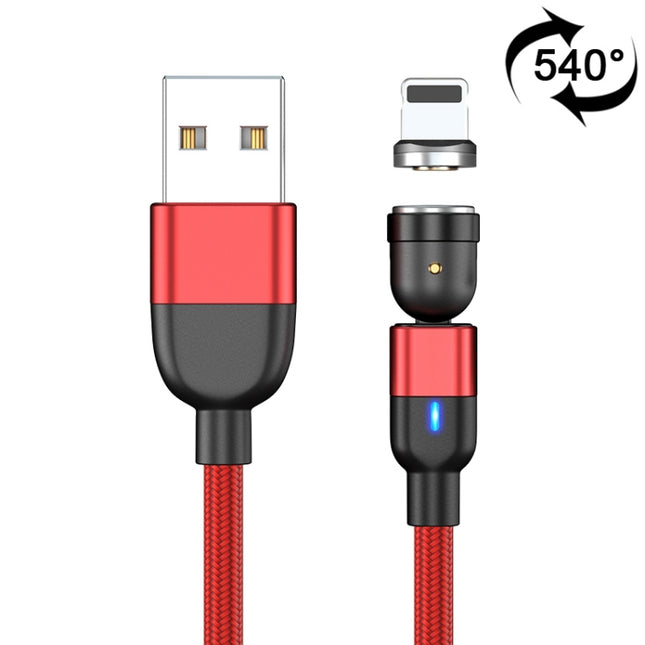 2m 3A Output USB to 8 Pin 540 Degree Rotating Magnetic Data Sync Charging Cable, 2m 8 Pin