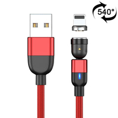 2m 3A Output USB to 8 Pin 540 Degree Rotating Magnetic Data Sync Charging Cable, 2m 8 Pin