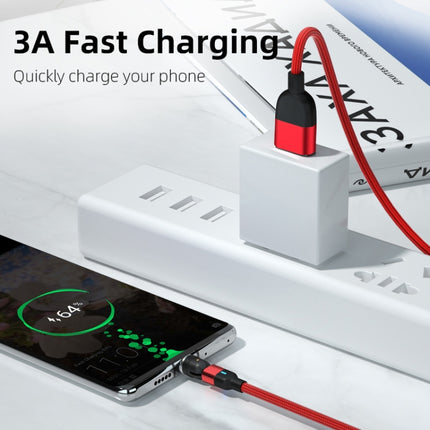 2 m 3 A Ausgang USB auf 8 Pin 540 Grad drehbares magnetisches Datensynchronisations-Ladekabel, 2 m 8 Pin