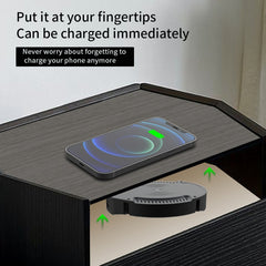 T16 10W Long-distance Air-tight Magnetic Wireless Charger for Desktops Within 30mm Thickness, T16