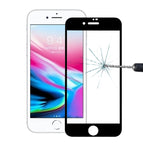 For iPhone 8 Plus(Silk-screen 1 PC) / Black