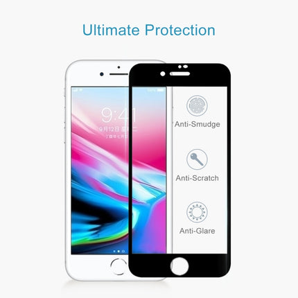 For iPhone 8 Plus 0.26mm 9H Surface Hardness 2.5D Explosion-proof Full Screen Silk-screen Tempered Glass Screen Film, For iPhone 8 Plus(Silk-screen 1 PC)