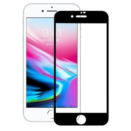 For iPhone 8 Plus 0.26mm 9H Surface Hardness 3D Explosion-proof Full Screen Carbon Fiber Soft Edges Tempered Glass Screen Film, iPhone 8 Plus(Carbon Fiber)