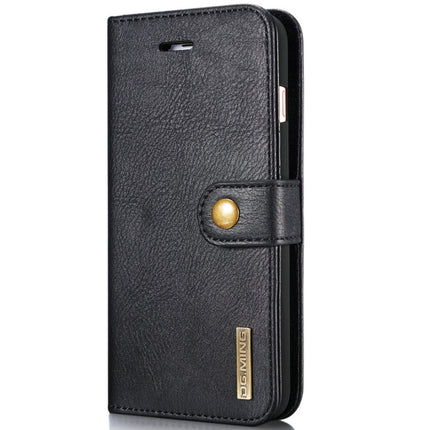 DG.MING para iPhone 8 Plus y iPhone 7 Plus Crazy Horse Texture - Funda protectora magnética desmontable con tapa horizontal, ranuras para tarjetas y billetera, para iPhone 8P y 7P