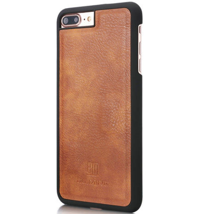 DG.MING for iPhone 8 Plus & iPhone 7 Plus Crazy Horse Texture Horizontal Flip Detachable Magnetic Protective Case with Holder & Card Slots & Wallet, iPhone 8P & 7P