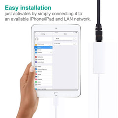 QTS-LAN8152B 1m 8 Pin to RJ45 Ethernet LAN Network Adapter Cable