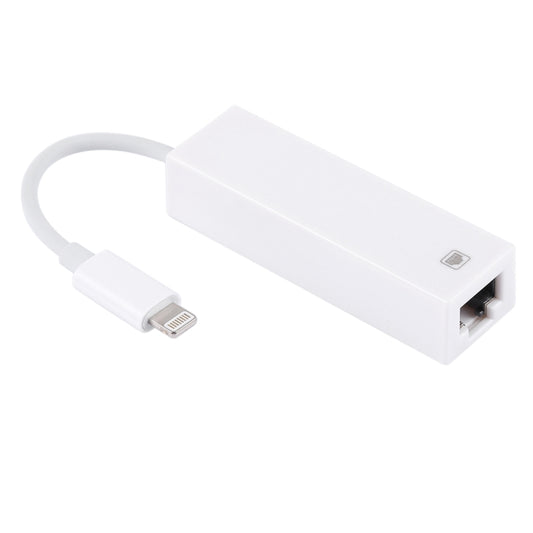 NK107A1 8 Pin to RJ45 Ethernet LAN Network Adapter Cable for iPhone / iPad Series, Total Length: 16cm