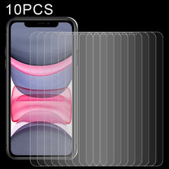 For iPhone 11 / XR 10pcs 0.26mm 9H 2.5D Tempered Glass Film, For iPhone 11 / XR(10 PCS)